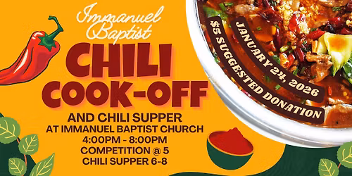 Chili Cookoff and Chili Supper