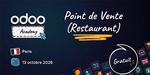 Odoo Academy Point de Vente (Restaurant) - Paris
