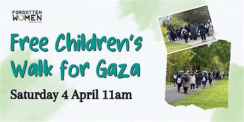 Free Children's Walk For Gaza