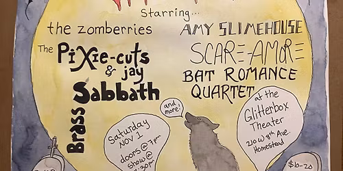 Halloween Cover Band Benefit Show for SisTers PGH \ud83e\udd87\ud83e\udd84\ud83c\udf83