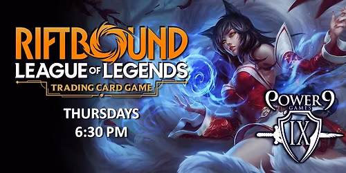 Riftbound TCG: Thursdays!