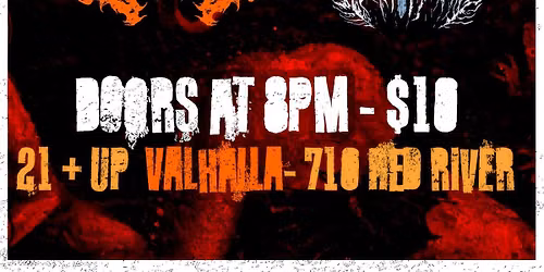 KRRE presents First Metal Saturdays @Vahalla w\/Martyred,Architectural Genocide, Grotesque Revenant 
