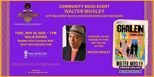 One Night Only: Walter Mosley Live \u2014 In Conversation with Eriq La Salle