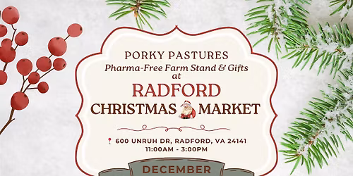 Porky Pastures @ Radford Christmas Market