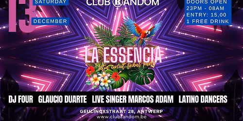 LA ESSENCIA - PAPAI NOEL - (Latin Circuit Tribal Party) at Club Random