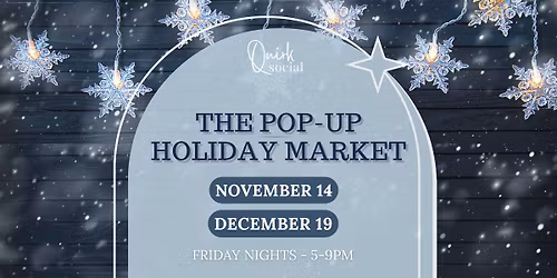 The Pop-Up Holiday Market 2025