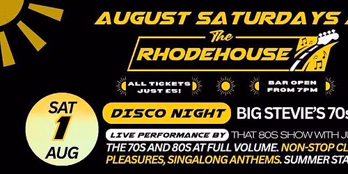 Big Stevie's 70s & 80s with live performance - That 80s Show with Julian 