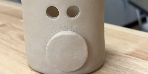 Clay Reindeer Votives - Set of 3