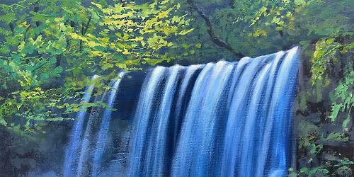 Waterfalls ~ an acrylics workshop with David DJ Johnson
