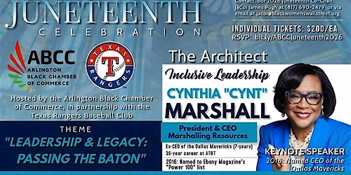 10TH ANNUAL ARLINGTON JUNETEENTH CELEBRATION