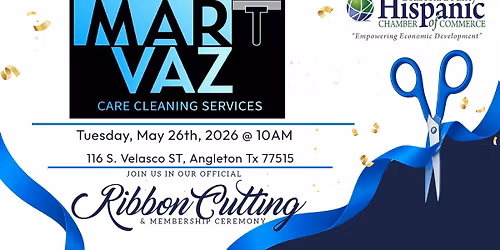 Martvaz Care Cleaning Services Ribbon Cutting Ceremony