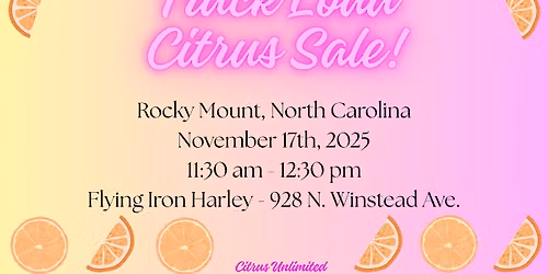 Citrus Sale - Rocky Mount, NC from 11:30 am - 12:30 pm at Flying Iron Harley 