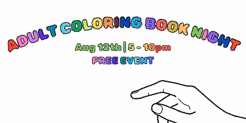 Adult Coloring Book Night