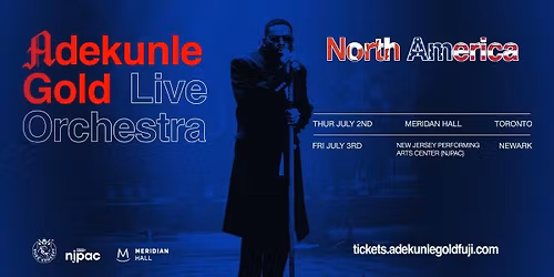 Adekunle Gold at New Jersey Performing Arts Center - Prudential Hall