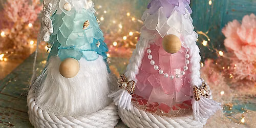 Coastal Sea Glass Gnome