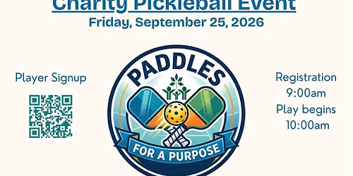 Charity pickleball event: Paddles for a Purpose
