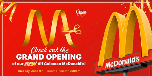 Alf Coleman McDonald's Grand Opening