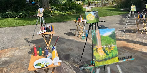 Plein Air Painting in the Gardens