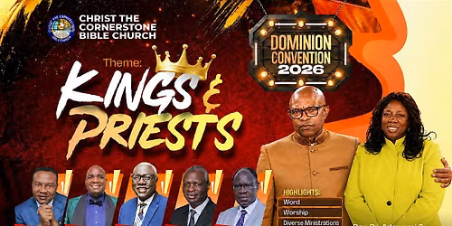 CCBC Dominion Convention 2026 (DC 2026)- Kings and Priests