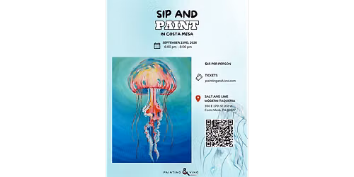 Majestic Jellyfish - Paint and Sip in Orange County | Classpop!\u2122