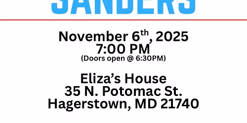 Meet & Greet w\/ Sterling Sanders, Candidate for Washington County Democratic Central Committee