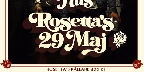 Gl\u00e4djens Hus till Rosetta\u00b4s 29 maj!