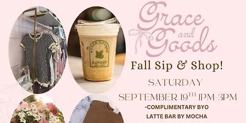 Fall Sip n\u2019 Shop! \ud83c\udf42\ud83c\udf80\u2728