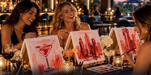 Brush & Bubbles Presents Paint the Town Red Como Social Club