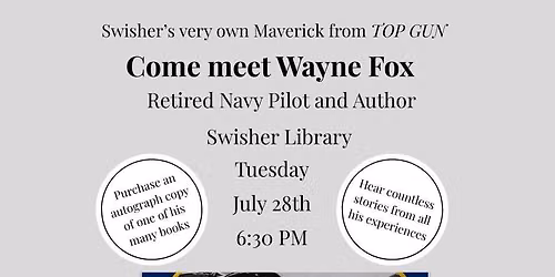 Wayne Fox, a retired Navy Pilot and Author