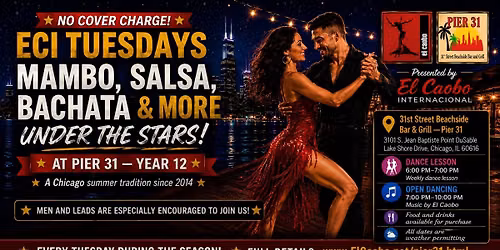 ECI Tuesdays Mambo Salsa Bachata & More at Pier 31