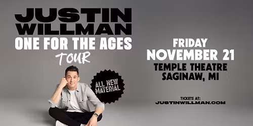 Justin Willman: One for the Ages Tour