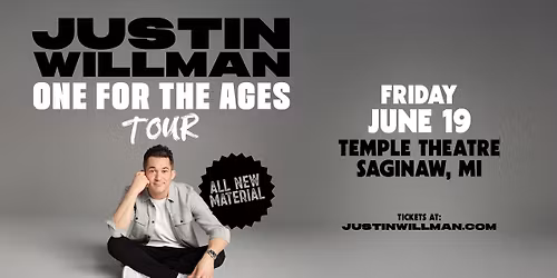 Justin Willman: One for the Ages Tour