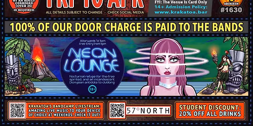 DREKAVAC, FROM TYRANNY [Glasgow], THE BLEACHED [Dundee], SLICE.