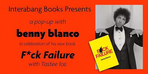 benny blanco Book Event with Tastee Ice