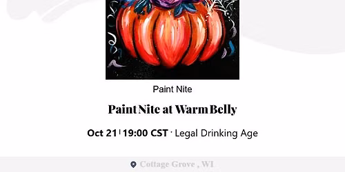 Paint Nite with Tad McLain: Spooky Pumpkin Bouquet