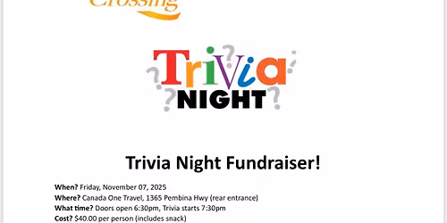 Trivia Night Fundraiser 