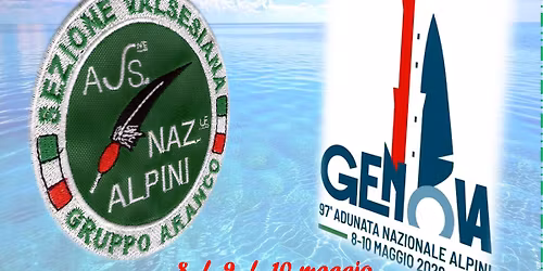 97\u00b0 Adunata Nazionale Alpini GENOVA 8 \/ 9 \/ 10 MAGGIO 2026