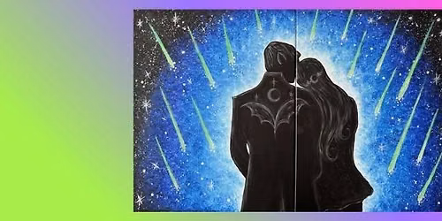 Paint and Sip: Date Night Under Star Fall \ud83c\udf0c\ud83d\udc95\ud83c\udfa8