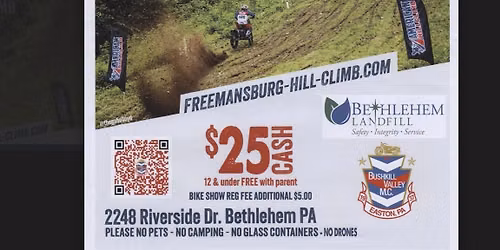 Freemansburg Motorcycle HillClimb & Bike Show