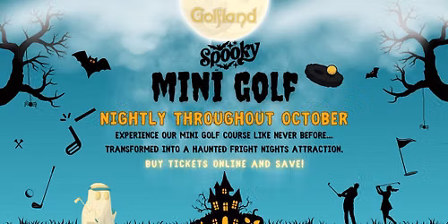 Spooky Mini Golf at Golfland