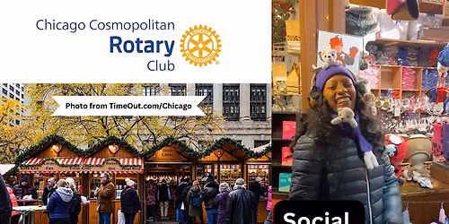 Cosmo Rotary Social at Mag Mile Holiday Lights Parade