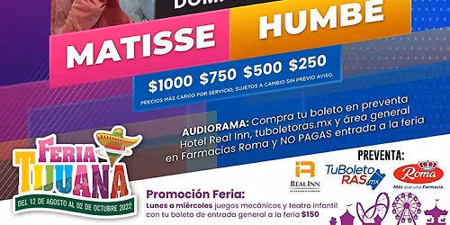 Matisse Monterrey Tickets