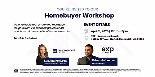 WSHFC Homebuyer Workshop in Kennewick, WA