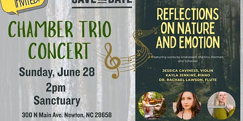 Chamber Trio Concert - Free & Open to the Public