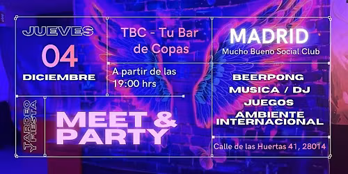 Mucho Bueno Social Club en TBC \u2013 Afterwork, Tardeo y Fiesta