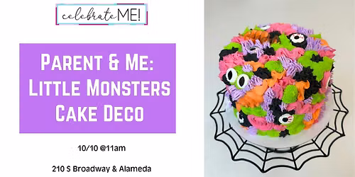 Parent & Me: Little Monsters Cake Decorating
