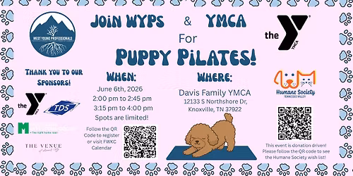 West Young Professionals: \ud83d\udc3ePuppy Pilates\ud83d\udc3e