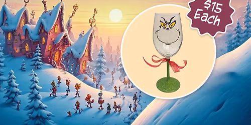 Ornament Walk Craft: Grinch Glass