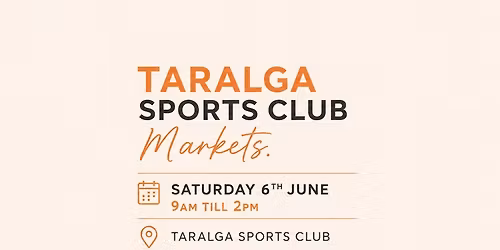 Taralga Sports Club Markets