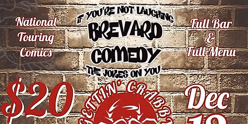 Brevard Comedy at Gettin' Crabby